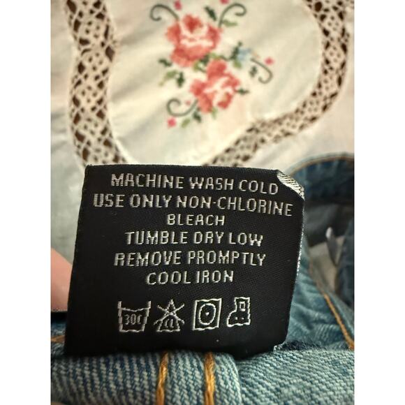 Vintage Y2K Rocawear Baggy Jeans 50W 48x33 Embroider Wide Leg Hip Hop Streetwear - Picture 9 of 9